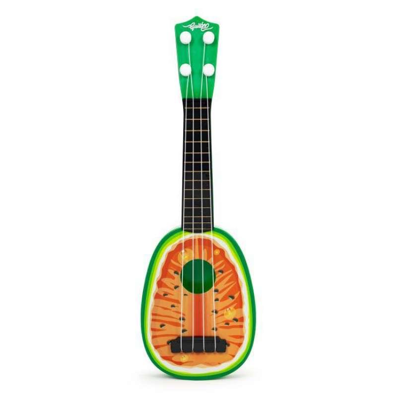 ECO TOYS Ukulele gitara za decu Lubenica, Zelena