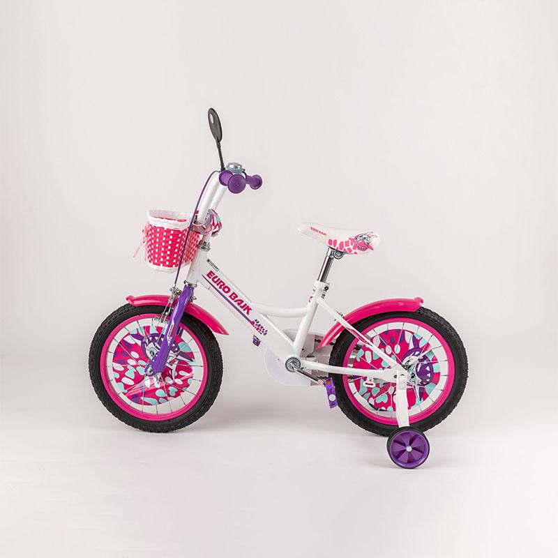 Selected image for EUROBAJK Bicikl za devojčice BMX 16 roze-beli