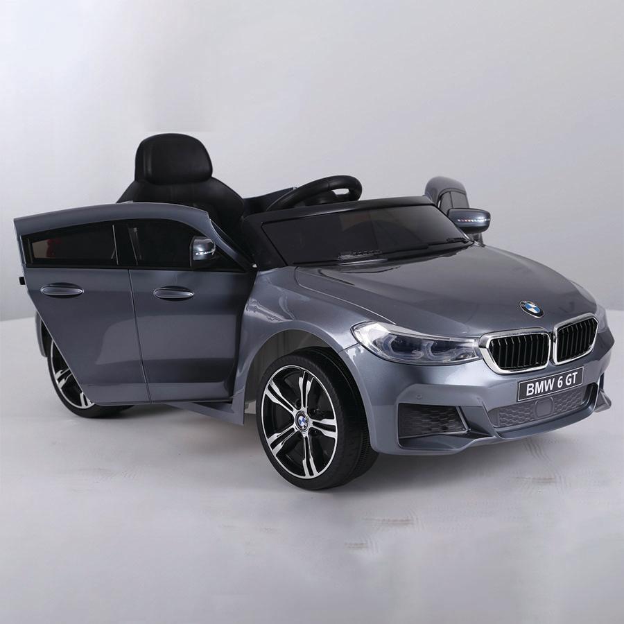 EUROBAJK Dečiji automobil na akumulator BMW 6 GT Sivi