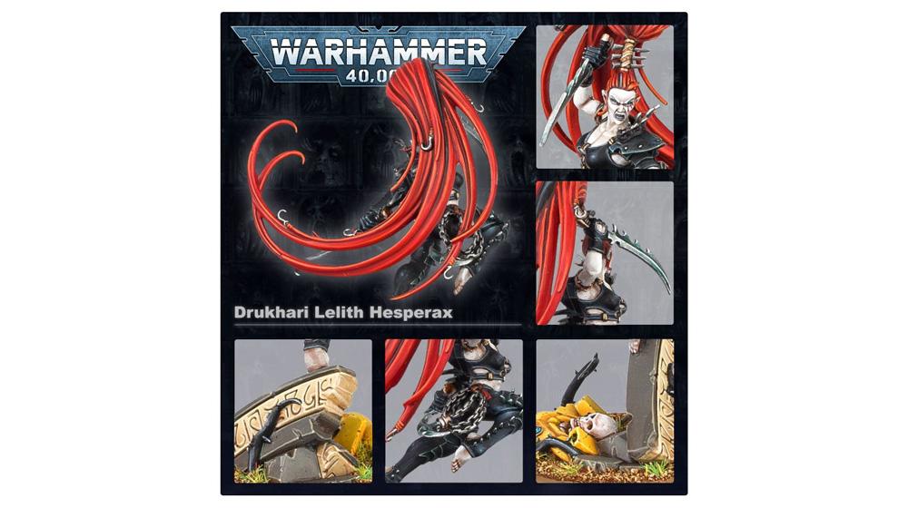 Selected image for GAMES WORKSHOP Kreativni set Warhammer 40000 Drukhari Lelith Hesperax