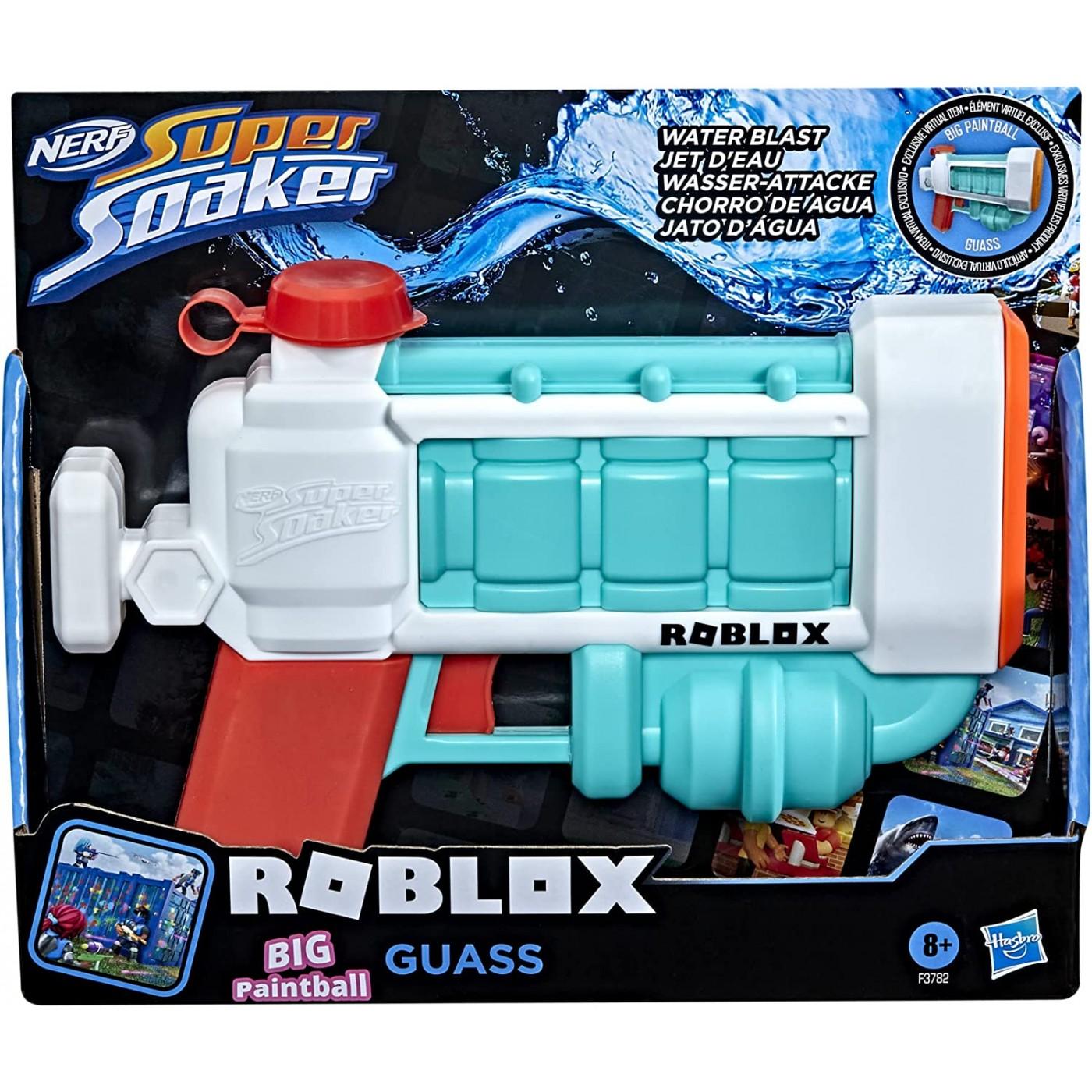 Selected image for HASBRO Dečija igračka pištolj na vodu Nerf Super Soaker Roblox Paintball blaster