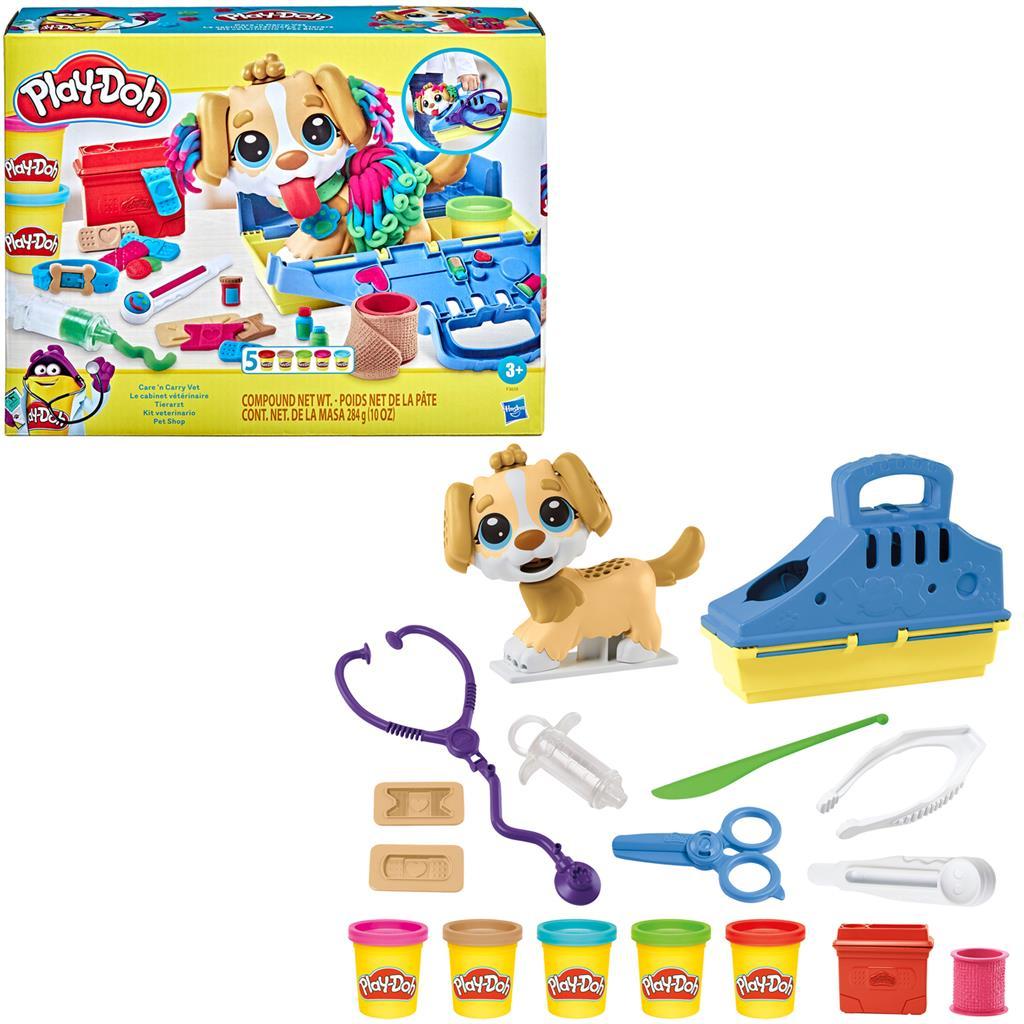 HASBRO Play-Doh Set plastelina i modli Care N Carry VET