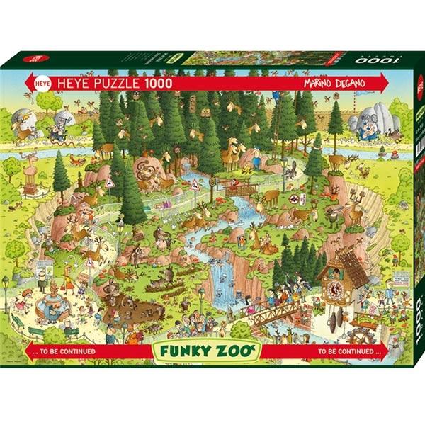 Selected image for HEYE  Puzzle 1000 delova Degano Fanky Zoo Black Forest 29638