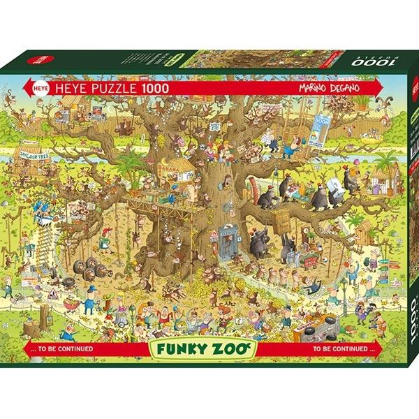 HEYE  Puzzle 1000 delova Degano Fanky Zoo Monkey House 29833