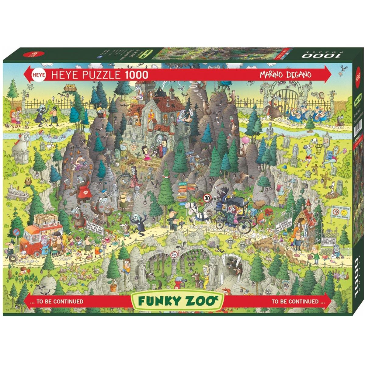 HEYE  Puzzle 1000 delova Degano Fanky Zoo Transylvanian Habitat 29963