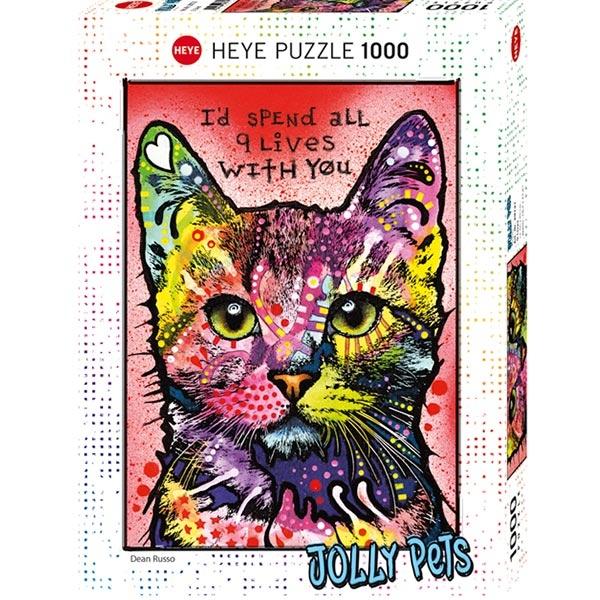 HEYE  Puzzle 1000 delova Jolly Pets 9 Života 29731