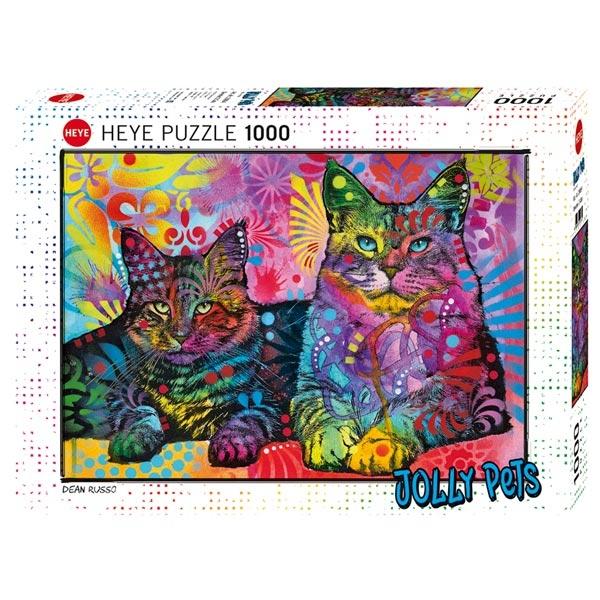 HEYE  Puzzle 1000 delova Jolly Pets Russo Devoted 2 Cats 29864