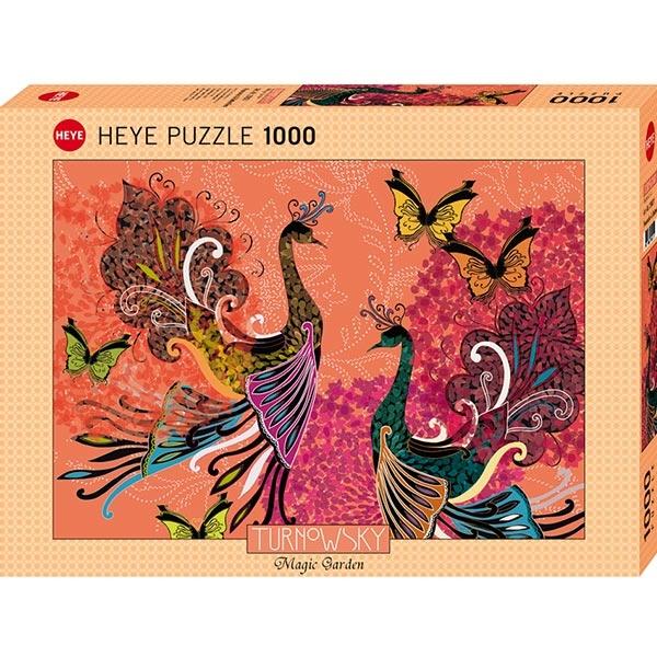 HEYE  Puzzle 1000 delova Turnowsky Peacocks& Butterflies 29821