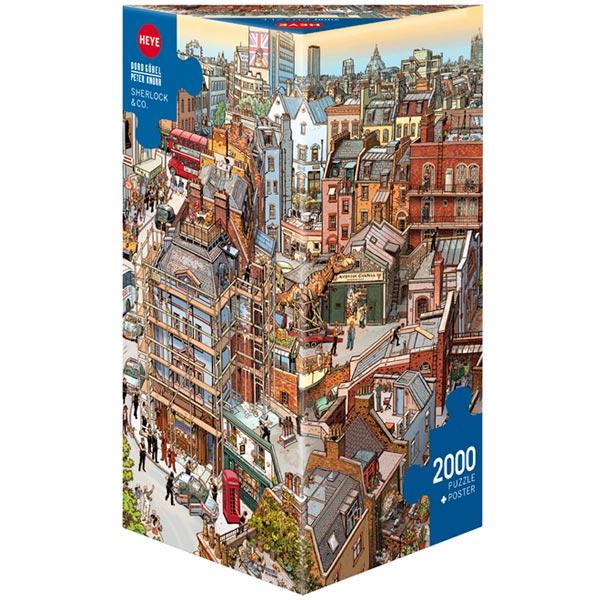 Selected image for HEYE  Puzzle 2000 delova Triangle Sherlock and Co. 29753