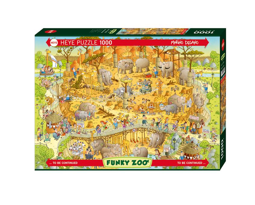 HEYE Puzzle Degano Fanky Zoo Africa 1000 delova 29639