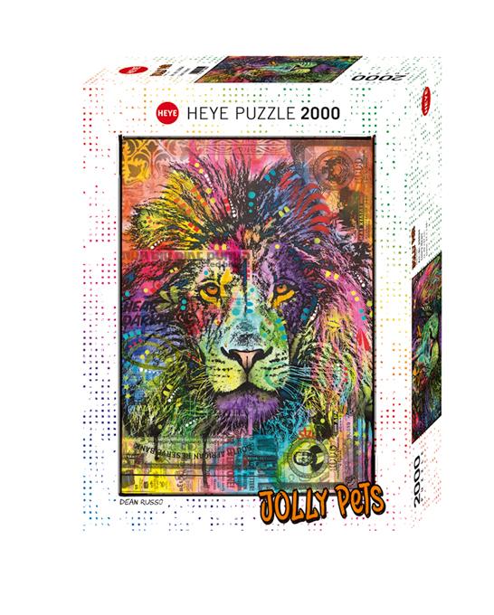 HEYE Puzzle Jolly Pets Lion’s Heart 2000 delova 29894