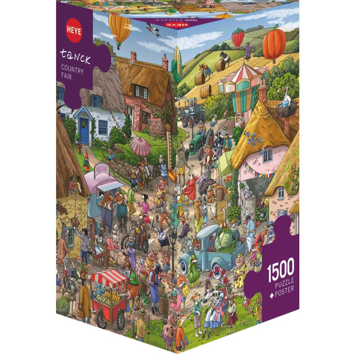 HEYE Puzzle Triangle Birgit Tanck Country Fair 1500 delova 29994