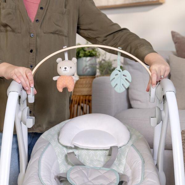 Selected image for Ingenuity Ljuljaška za bebe Cozy Spot Swing'n Go, 0-9 meseci, Siva