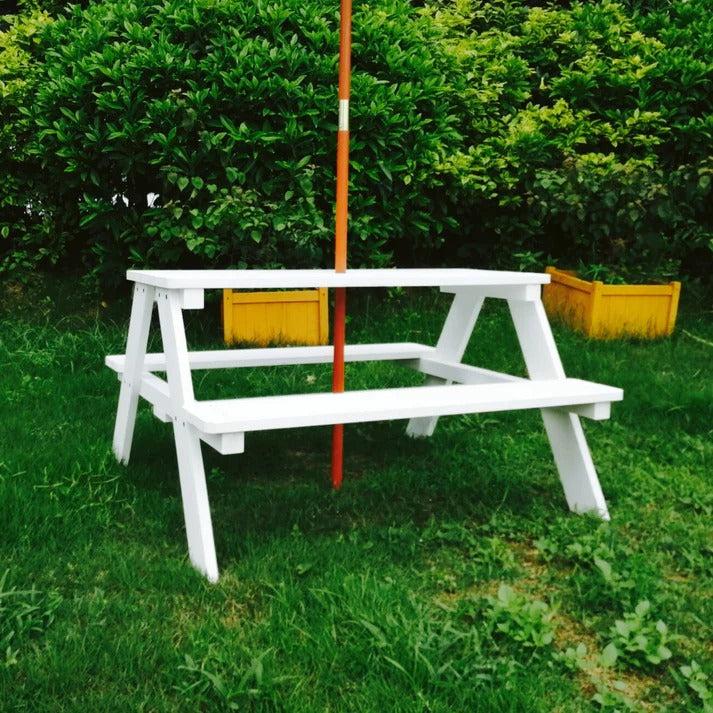 Selected image for KINDER HOME Dečiji sto za piknik, Anti-UV 30+, 89x79x50 cm