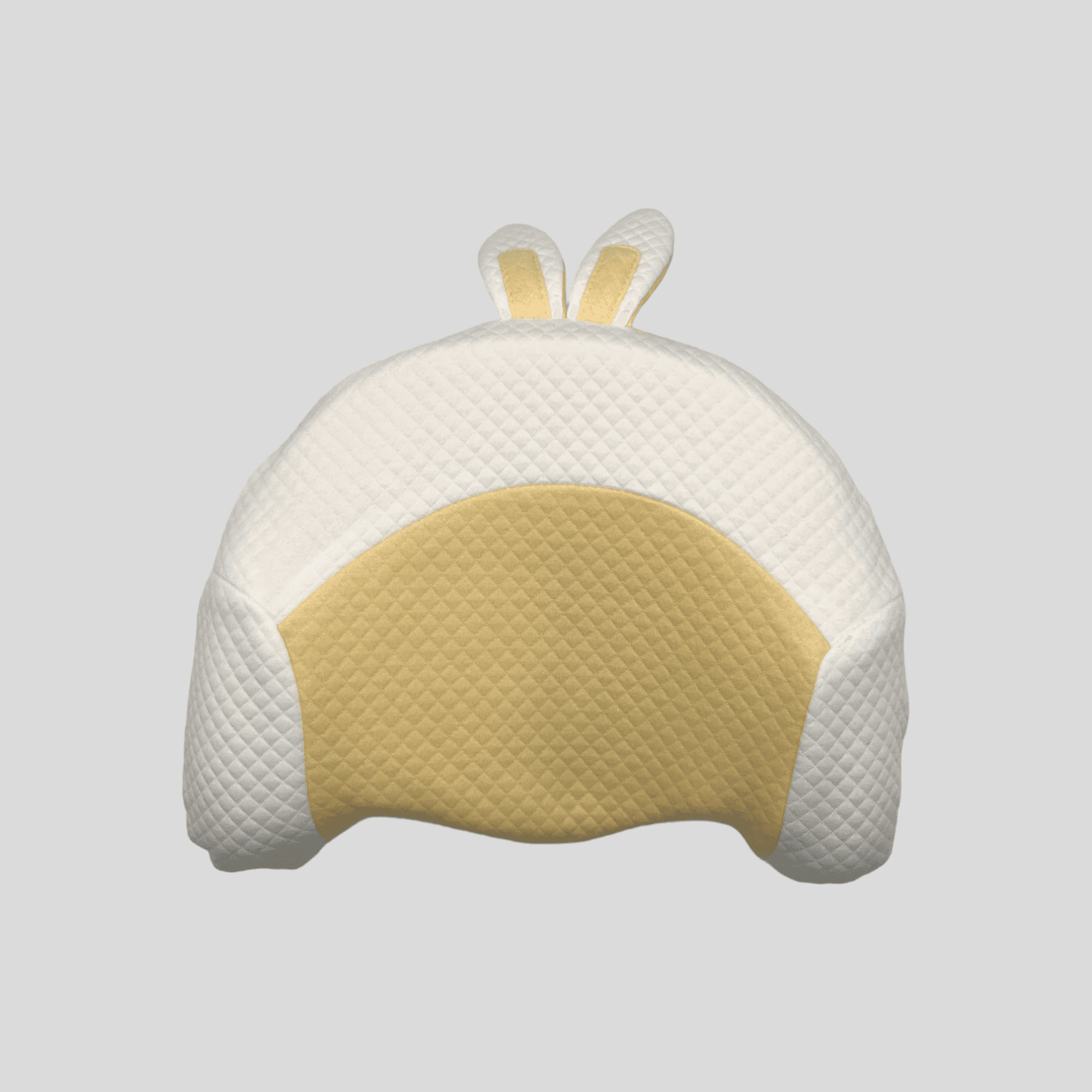 KOLIBRI BEBE SHOP Anatomski jastuk od memorijske pene za bebe žuto-beli