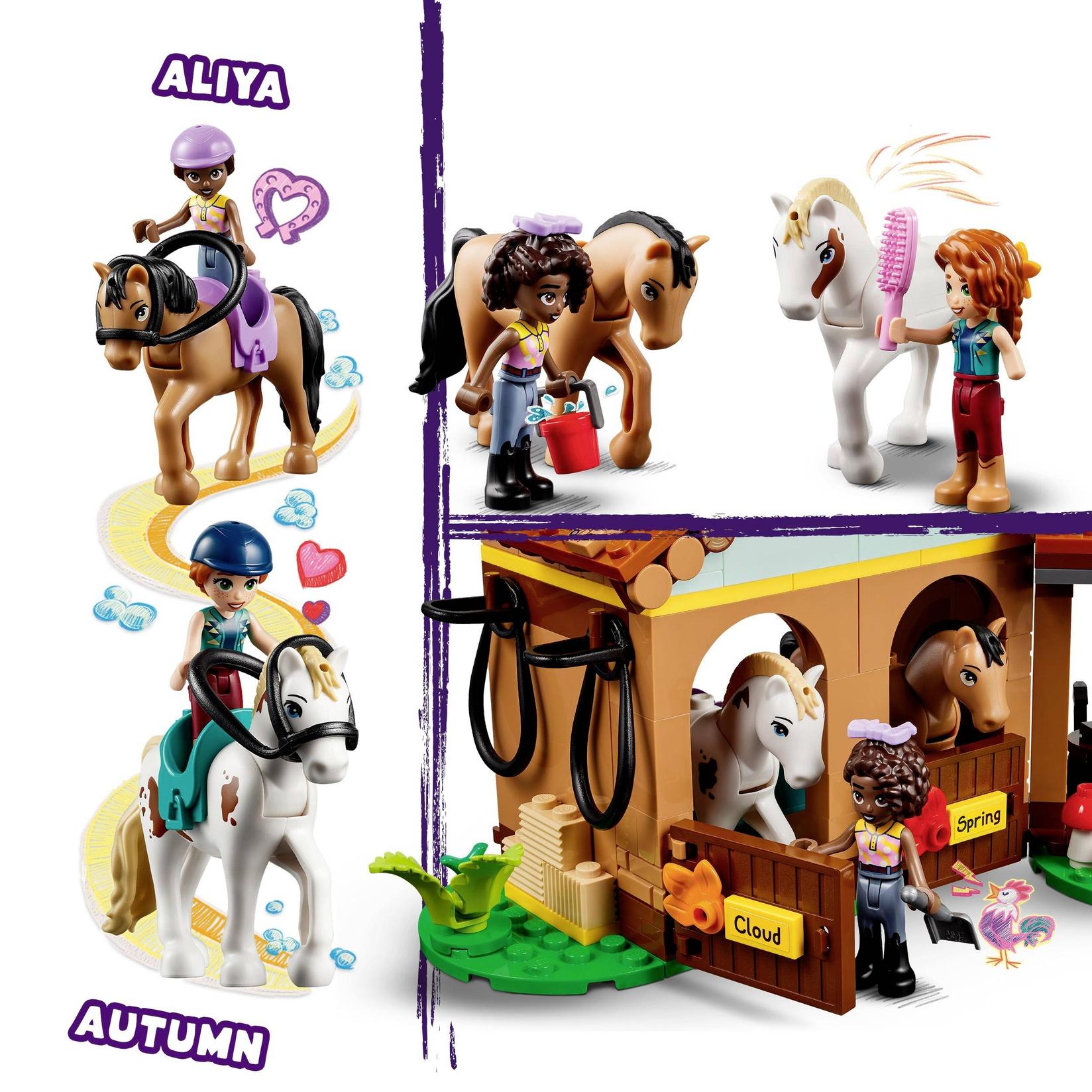 Selected image for LEGO Kocke Dunjina štala sa konjima 41745
