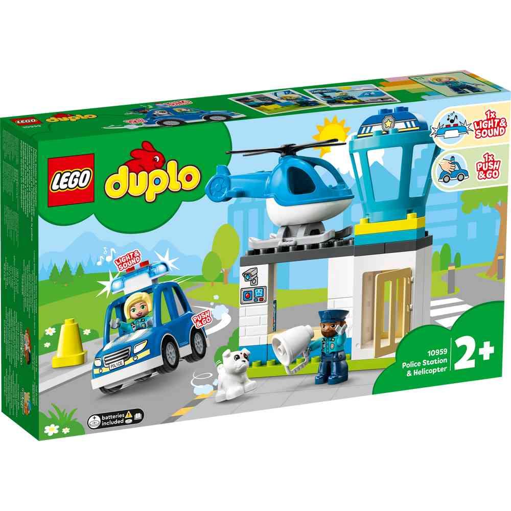 LEGO Kocke Duplo Town Police Station & Helicopter
