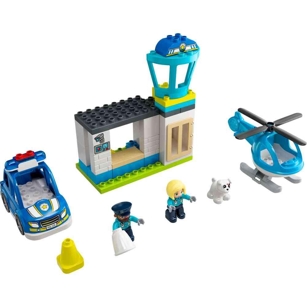 Selected image for LEGO Kocke Duplo Town Police Station & Helicopter