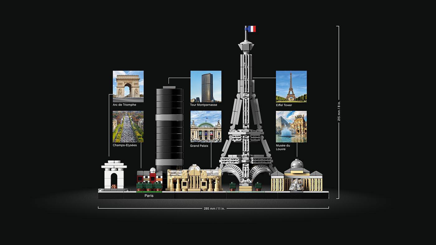 Slike LEGO Kocke Pariz 21044