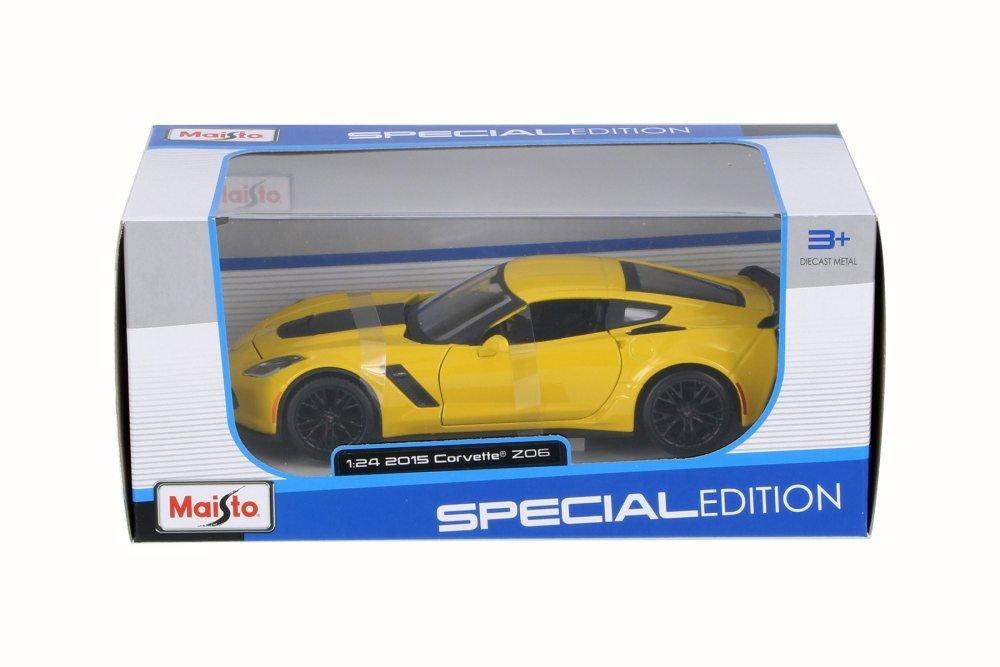 Selected image for MAISTO Metalni model autića 1:24 2015 Corvette Z06 31133YL žuti