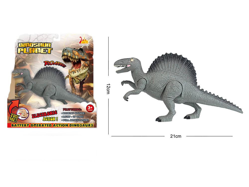 MERX Dečija igračka Dinosaurus sa zvukom siva
