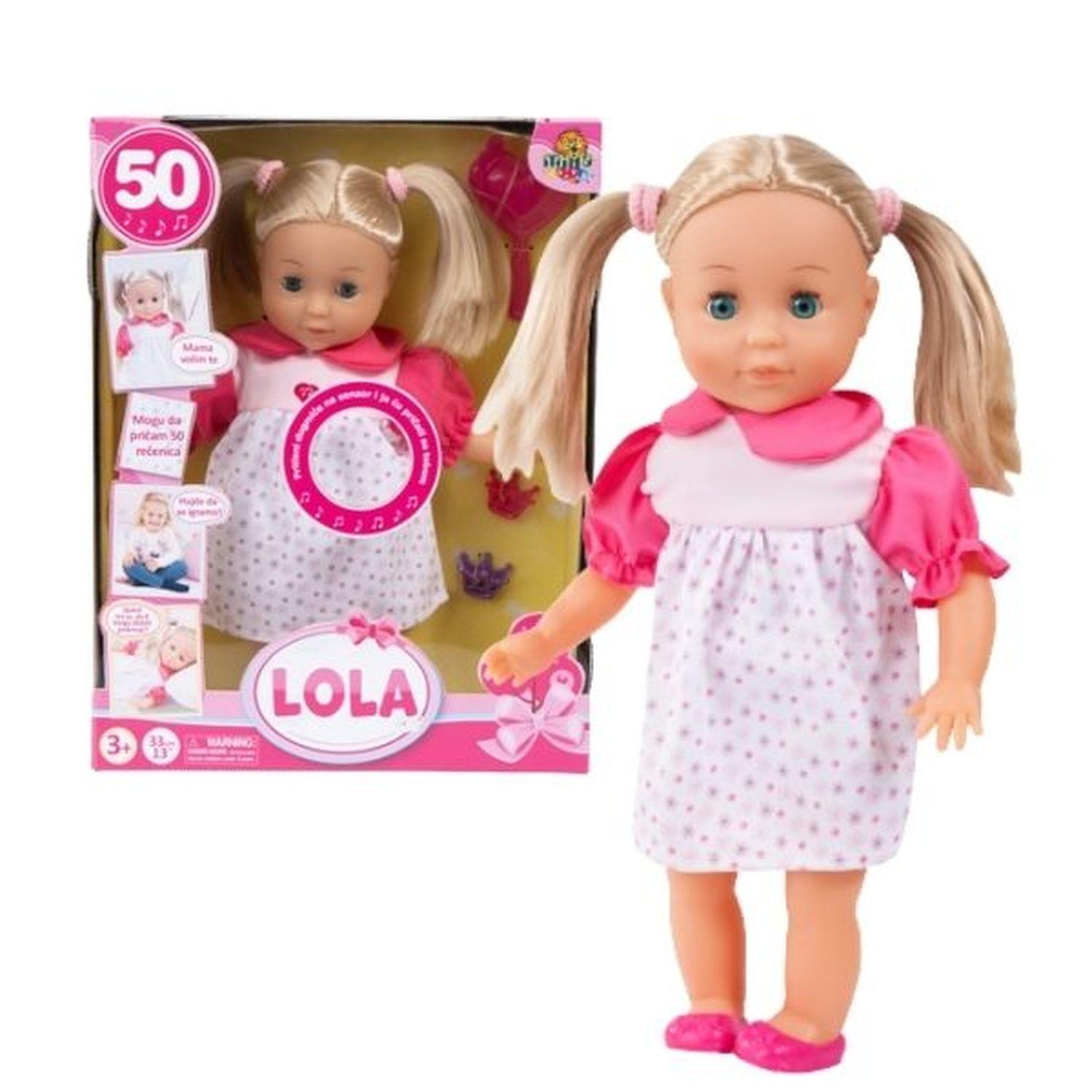 MILLA TOYS Interaktivna lutka Lola sa 50 rečenica