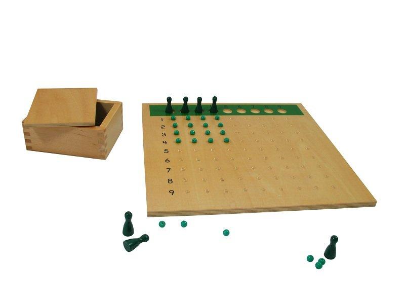 Montessori Set abakus ploča računaljka sa kuglicom i pijunima