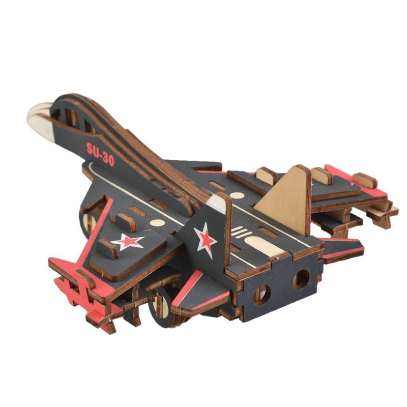ČAROLIJASHOP 3D Drvena slagalica – Suhoj SU-30