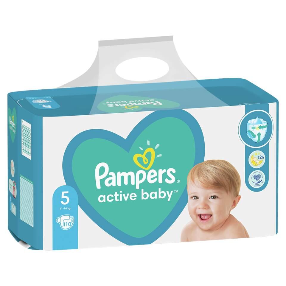 Selected image for Pampers Active Baby Pelene, Mega Box, Veličina 5, Junior, 110 komada