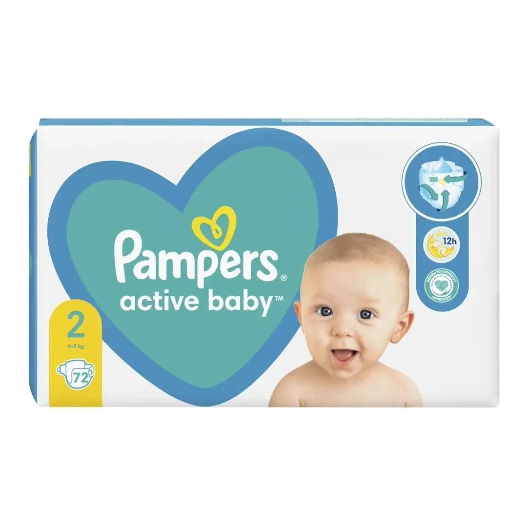 PAMPERS Pelene Active Baby 2 72/1