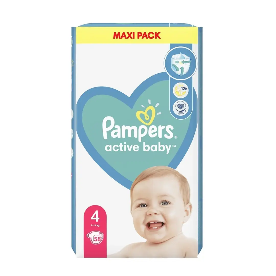 PAMPERS Pelene Active Baby 4 58/1