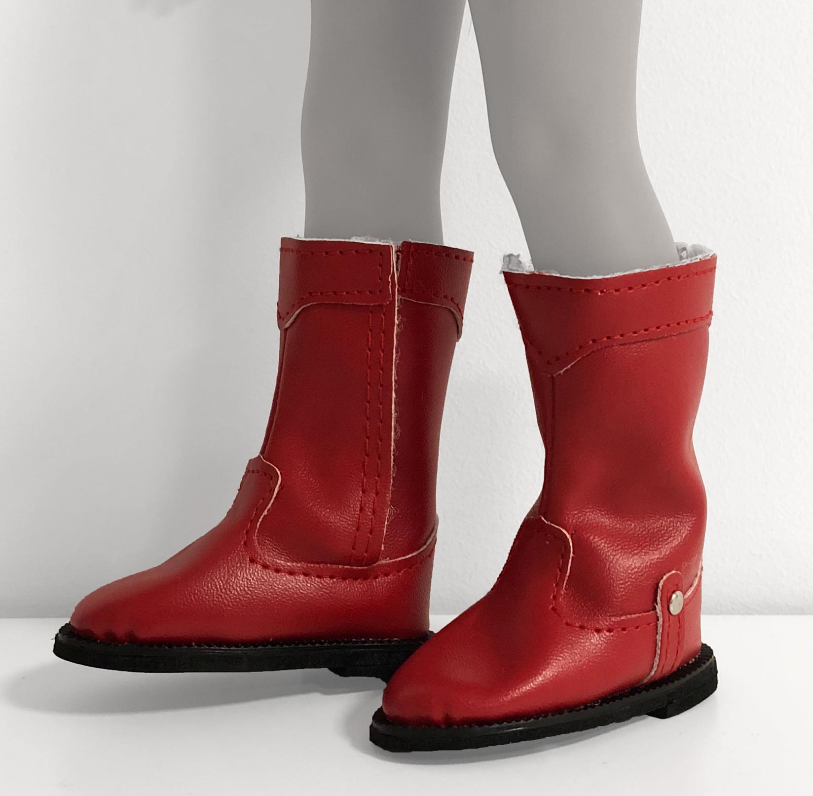 PAOLA REINA Čizme za lutke od 32cm, Crvene