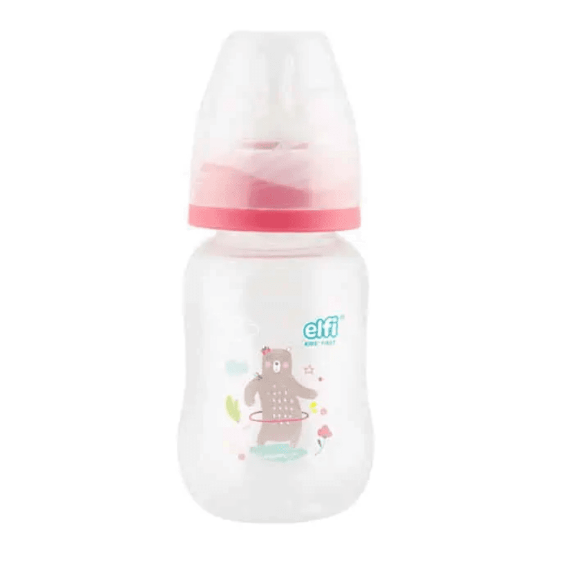 ELFI Plastična flašica Super Clear FUN IN THE PARK 125 ml roze