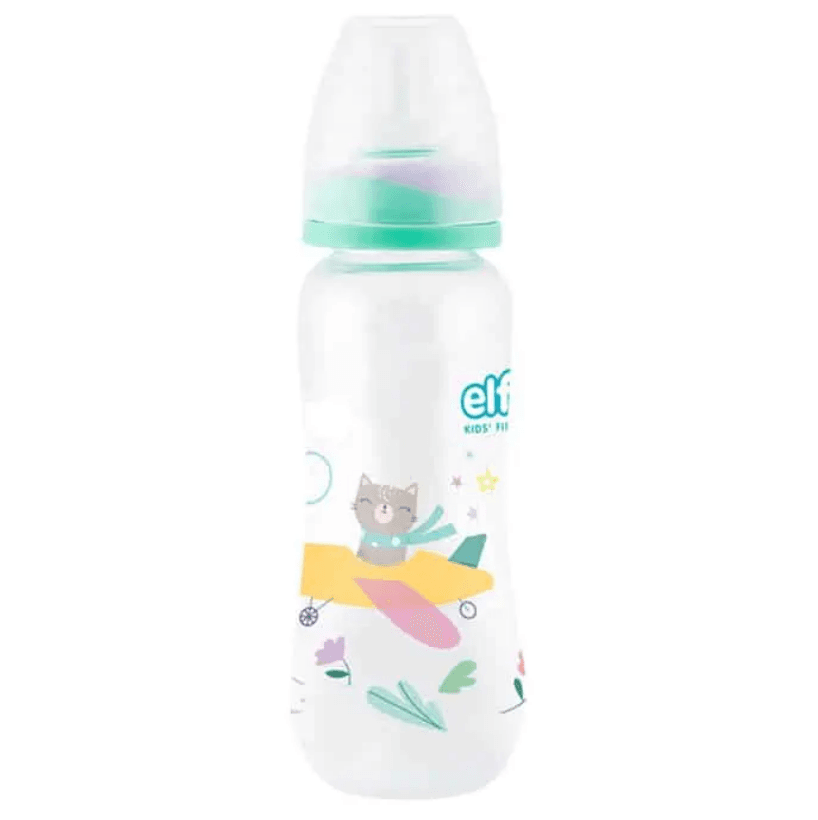ELFI Plastična flašica Super Clear FUN IN THE PARK 250 ml zelena