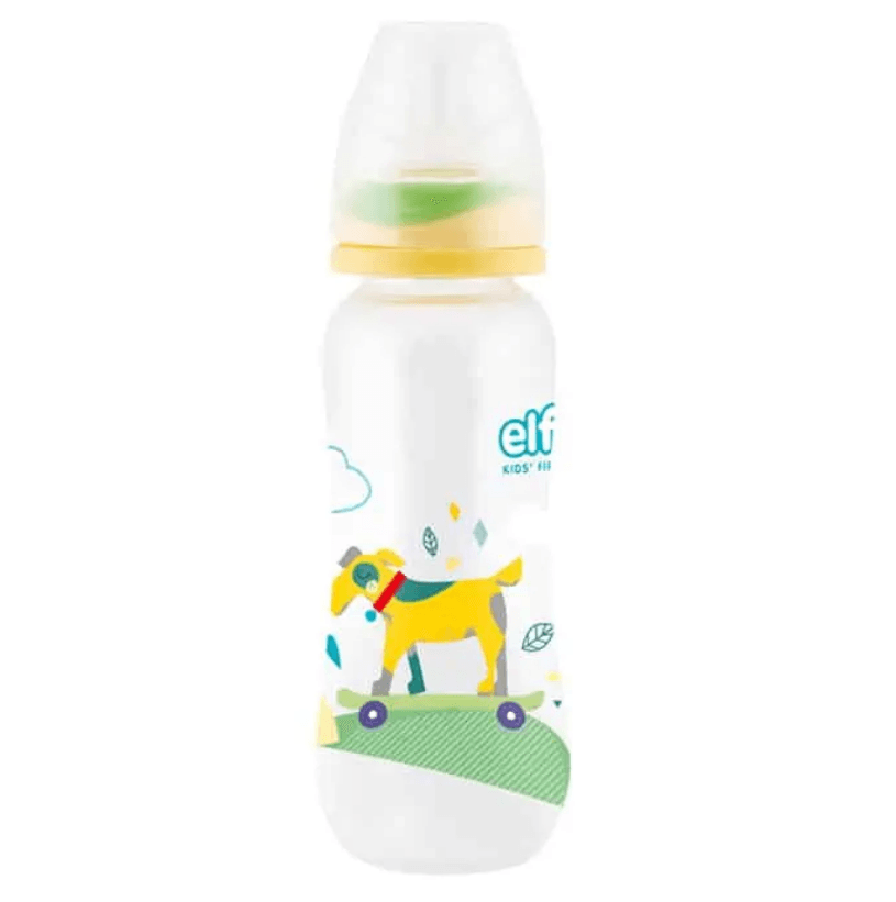 ELFI Plastična flašica Super Clear FUN IN THE PARK 250 ml žuta