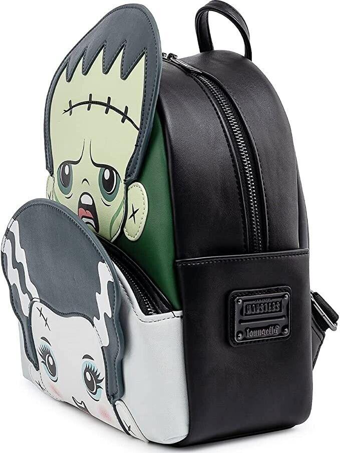 Selected image for LOUNGEFLY Ranac Universal Monsters Frankie And Bride Cosplay Mini Backpack