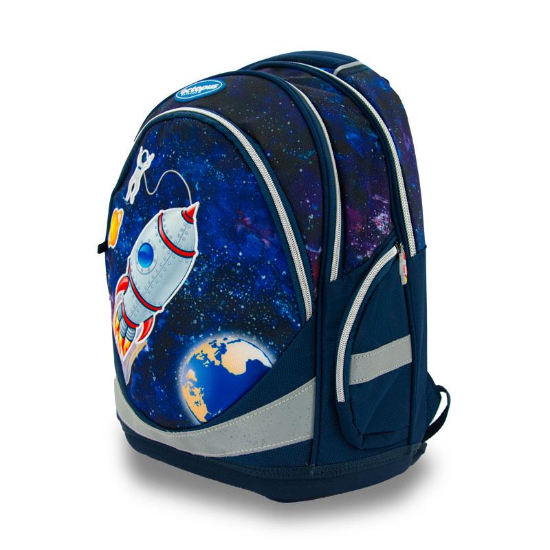 Selected image for OCTOPUS Anatomska školska torba za dečake Svemir FET2220 plava