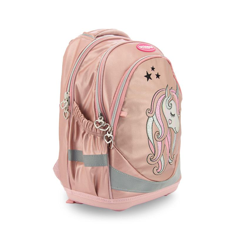 Slike OCTOPUS Anatomska školska torba za devojčice Jednorog FET2280 ružičasta