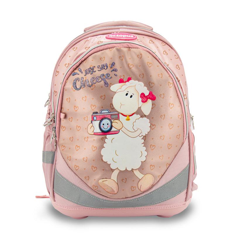 OCTOPUS Anatomska školska torba za devojčice Ovca FET2230 ružičasta