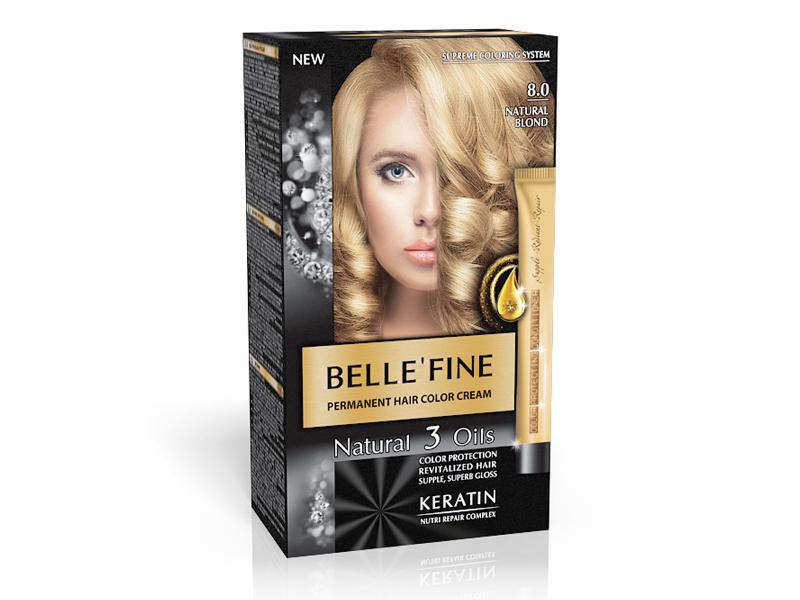BELLE'FINE Farba za kosu 8.0 Natural Blond