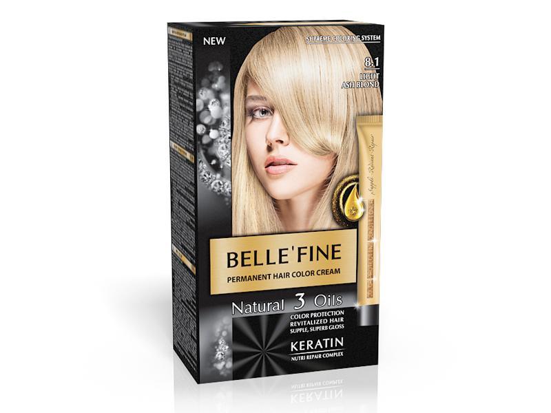 BELLE'FINE Farba za kosu 8.1 Light Ash Blond