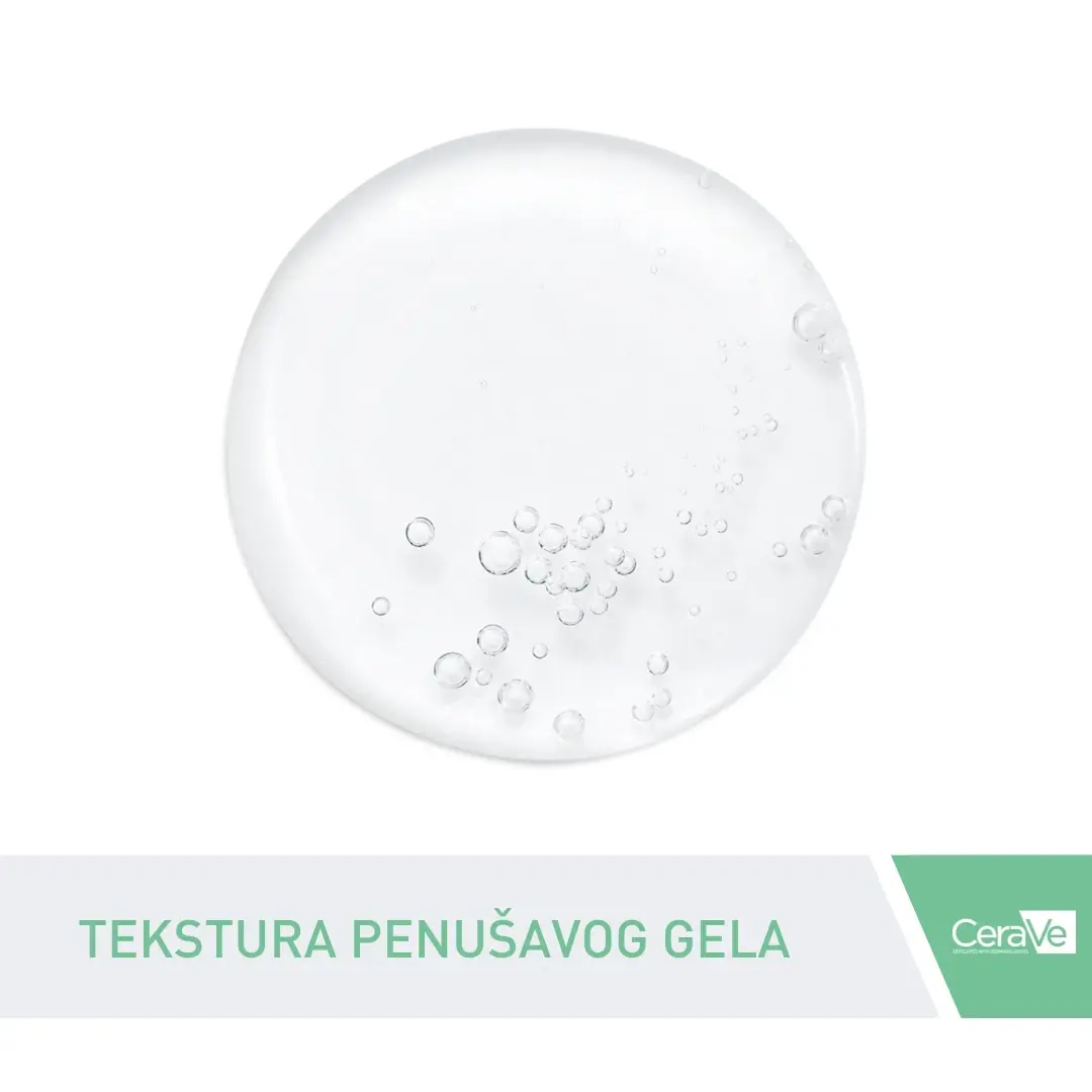 Selected image for CeraVe® Penušavi Gel za Umivanje Lica i Kupanje 1 L