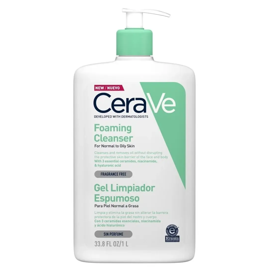 Selected image for CeraVe® Penušavi Gel za Umivanje Lica i Kupanje 1 L