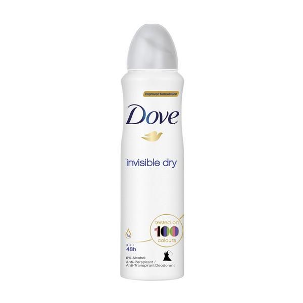 DOVE Dezodorans Invisible Dry W 150ml