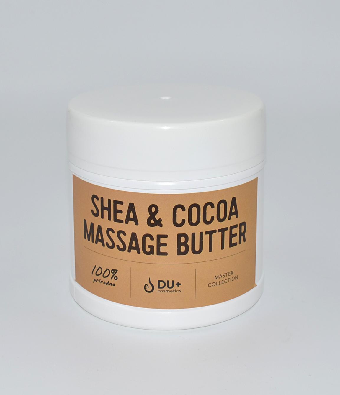 Du+ Cosmetics Puter za masažu, Shea & Cocoa, 500g