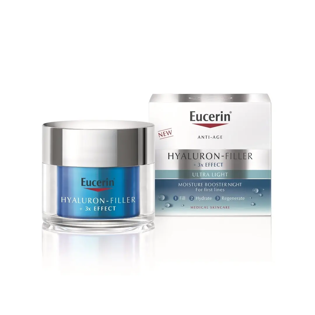 Selected image for Eucerin® HYALURON-FILLER 3x EFFECT Noćni Hidro Booster 50 mL
