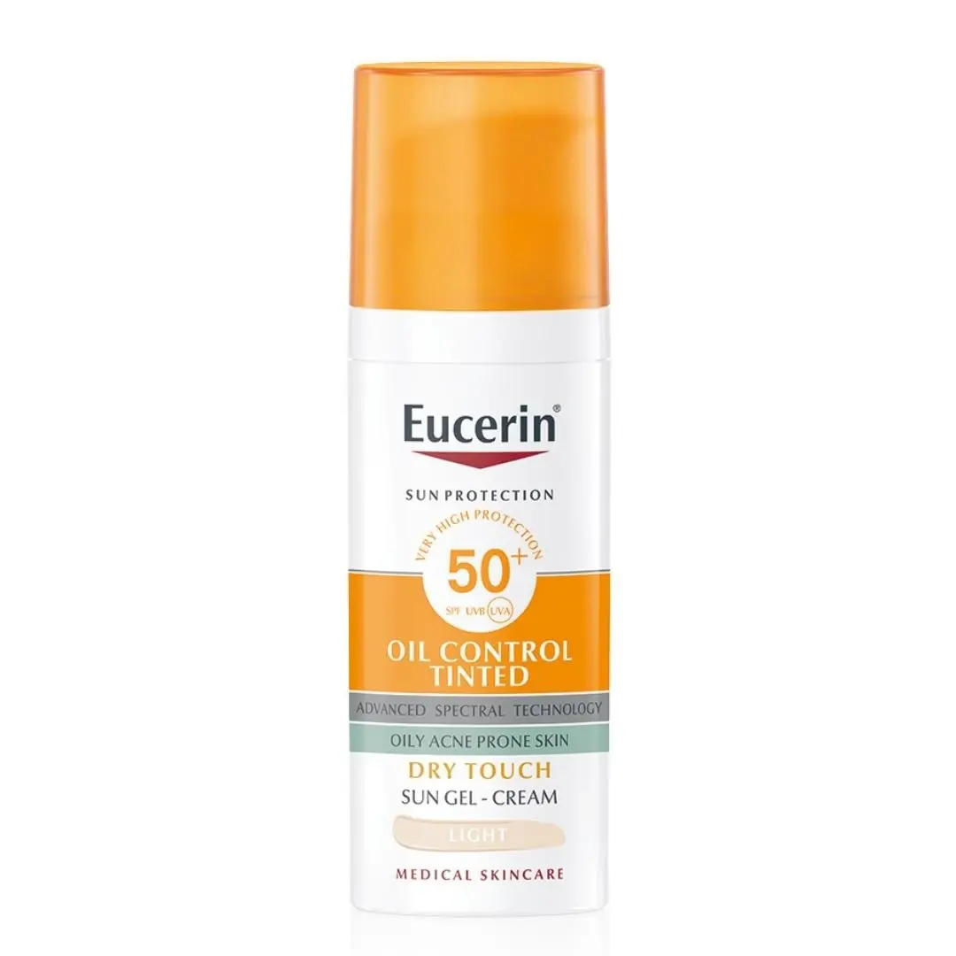 Selected image for Eucerin® Oil Control Tonirana Gel Krema SPF50+ 50 mL SVETLIJA