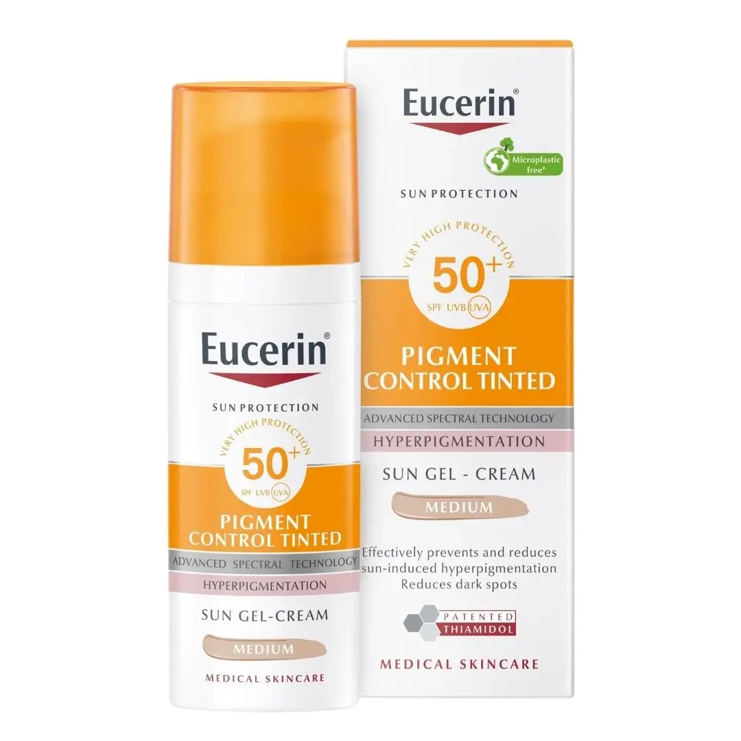 Selected image for Eucerin® Pigment Control Tonirani Fluid za Lice SPF50+ 50 mL TAMNIJI