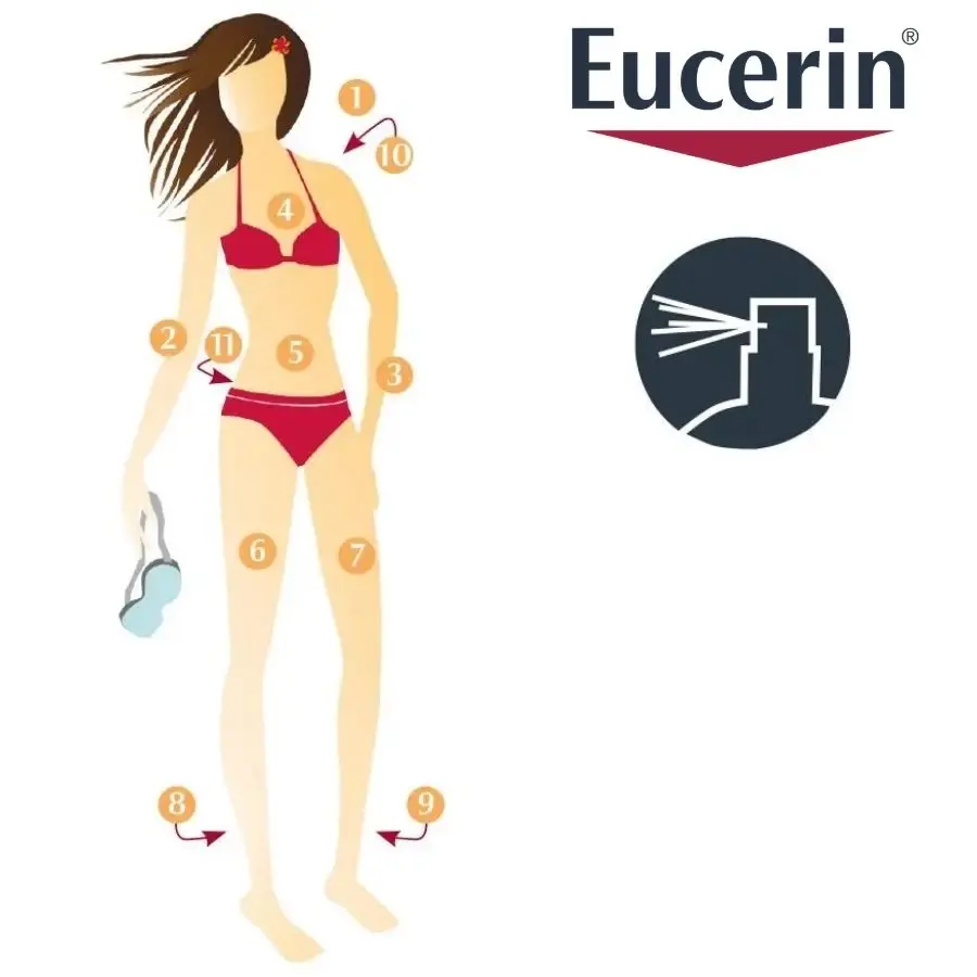 Selected image for Eucerin® Transparentni Sprej SPF30 200 mL
