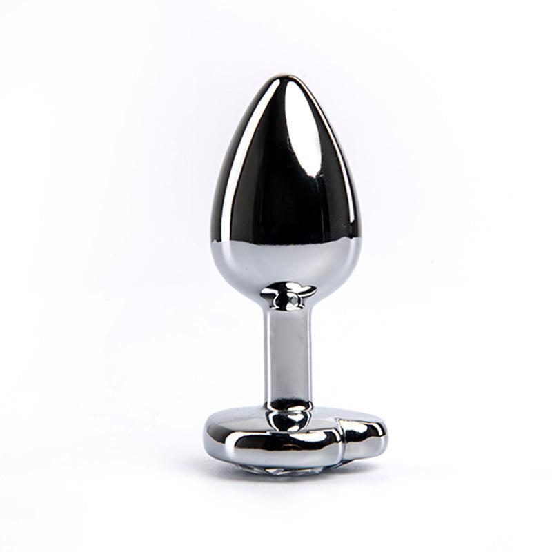 FANTASY TOYS Anal butt plug metal srce Silver S